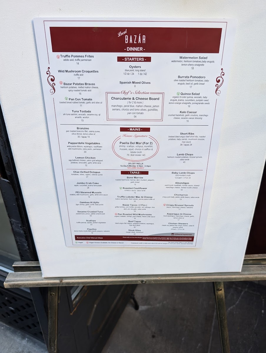 Bazár Tapas Bar and Restaurant Menu - Image 6